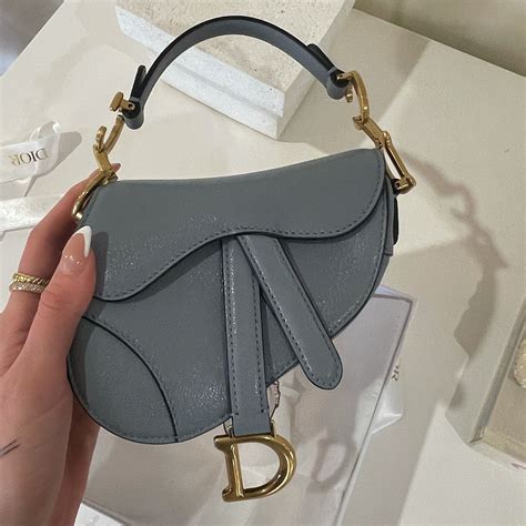 dior micro saddle bag.